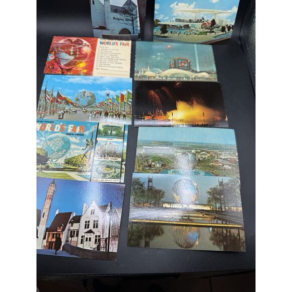 10 Vintage New York Postcard Lot 1964 NY New York World’s Fair Kodak Sphere-11 - Picture 5 of 11